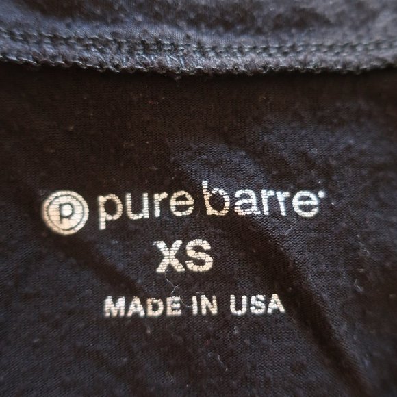 Pure Barre Black Tank Top Sz XS* - Picture 8 of 8
